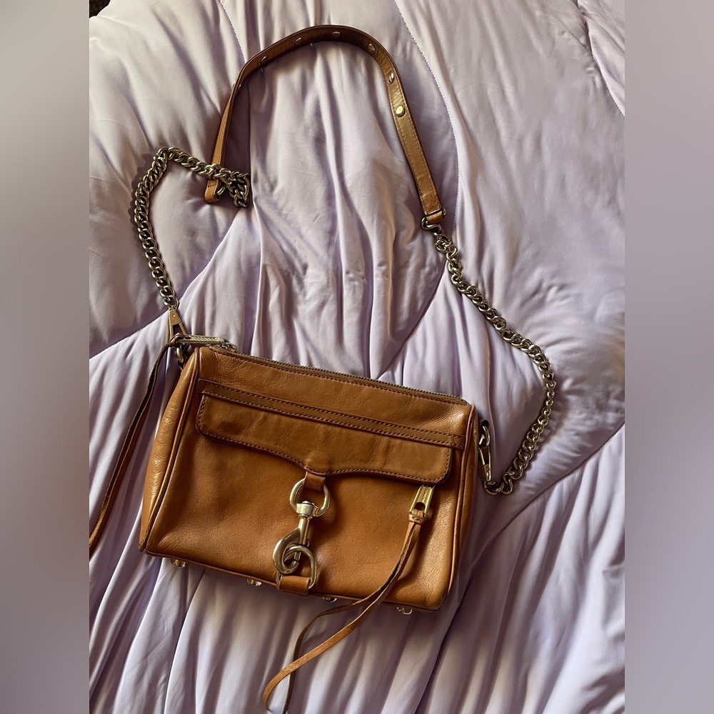 Rebecca Minkoff Brown Leather Bag Cross